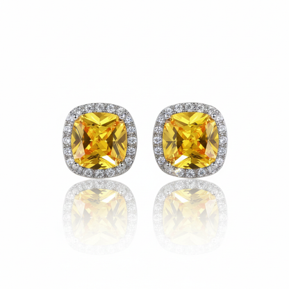 Solis Halo Stud Earrings