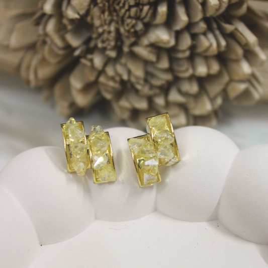 Citrine Crest Earrings