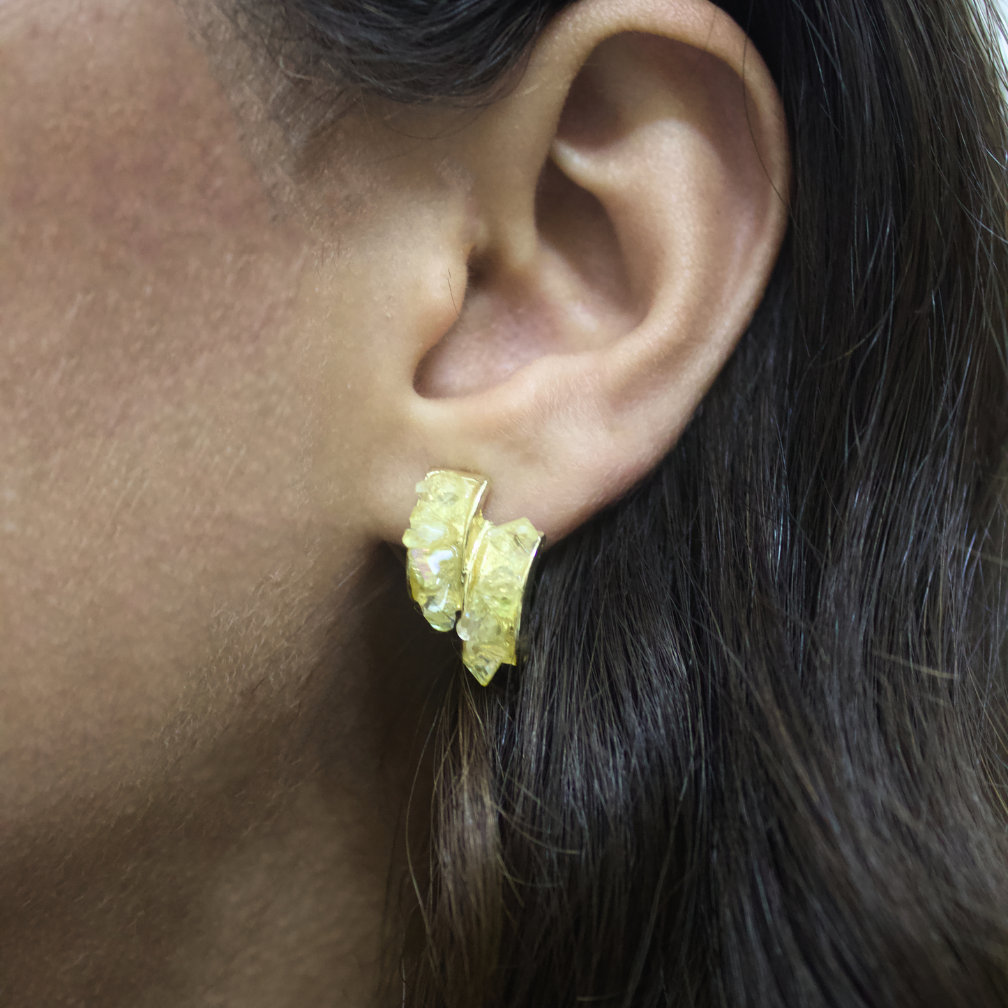 Citrine Crest Earrings