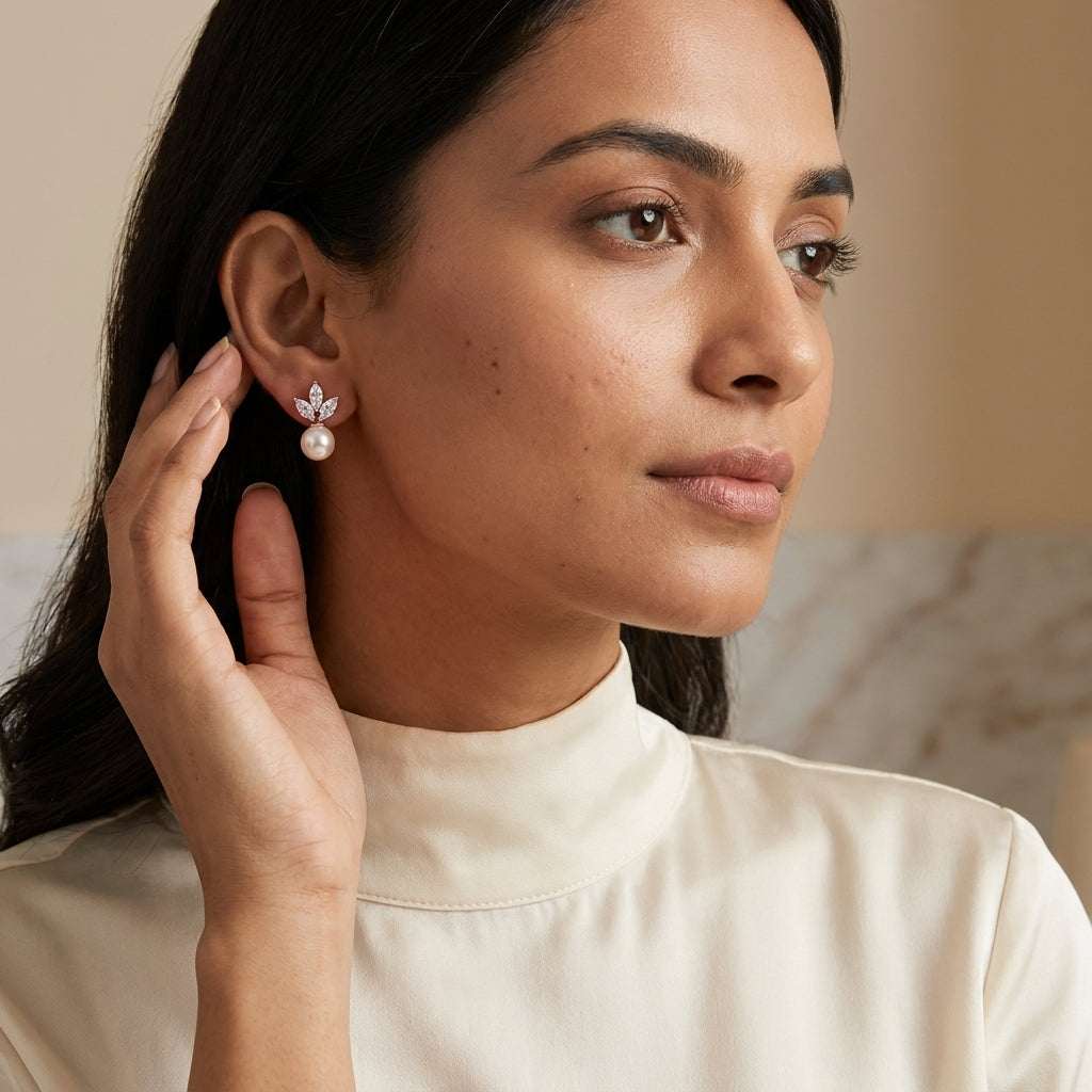 Florence Earrings - Rosé