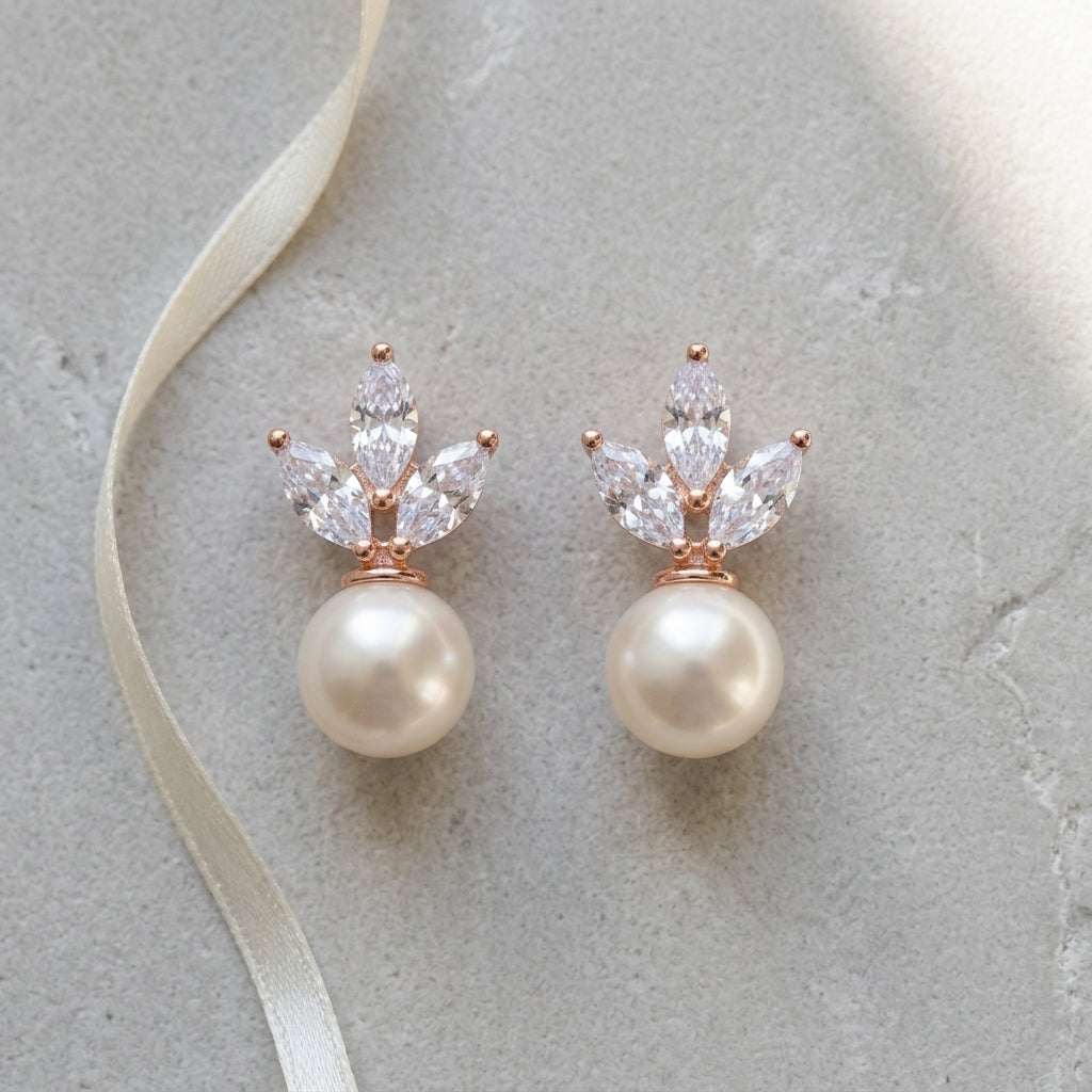 Florence Earrings - Rosé