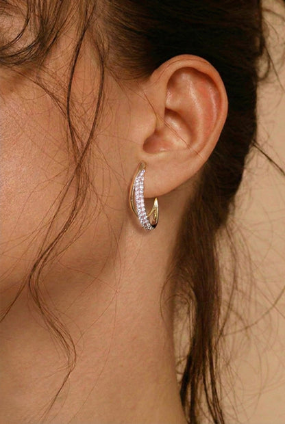 Sculpted Arc Earring