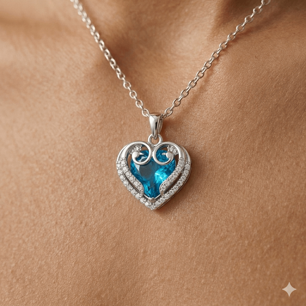 Santorini Heart Necklace
