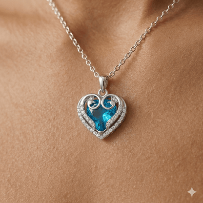 Santorini Heart Necklace
