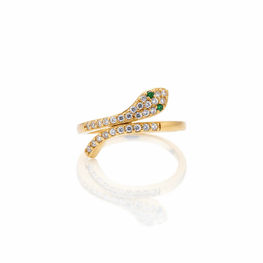 Serpent Aura Wrap Ring
