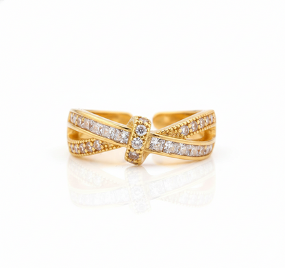 Interlocked Knot Ring