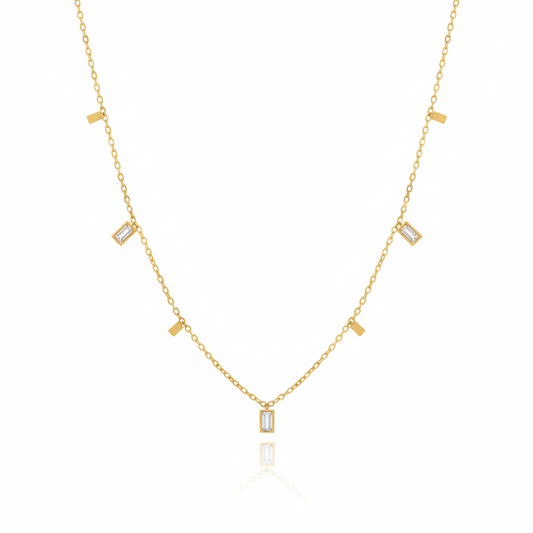 Golden Trail Necklace