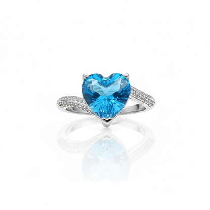 Ocean Heart Ring