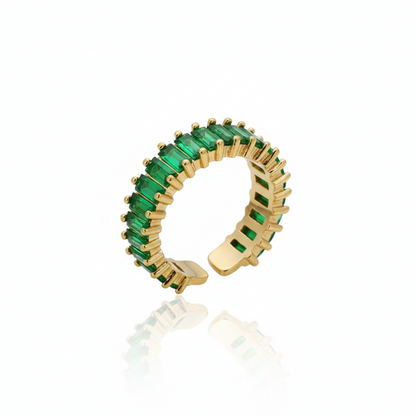 Column Ring - Emerald