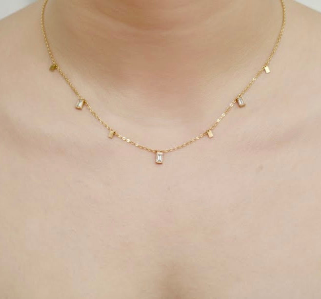 Golden Trail Necklace