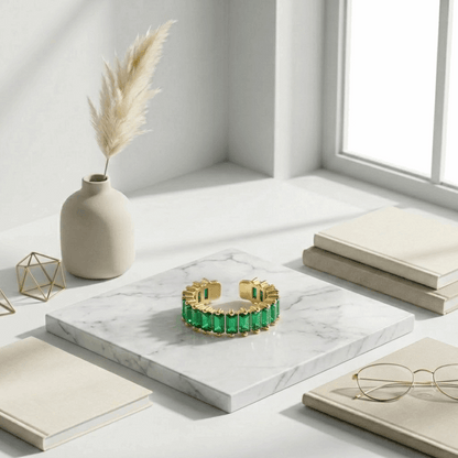 Barcelona Emerald Ring