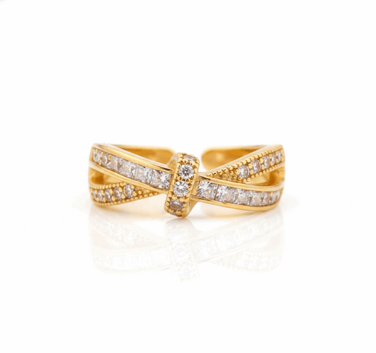 Interlocked Knot Ring