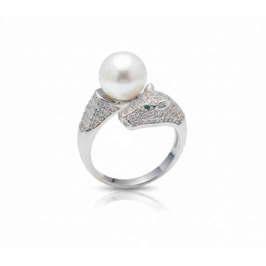 Panthera Pearl Ring