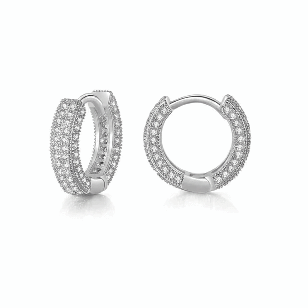 Luminary Hoops - Silver