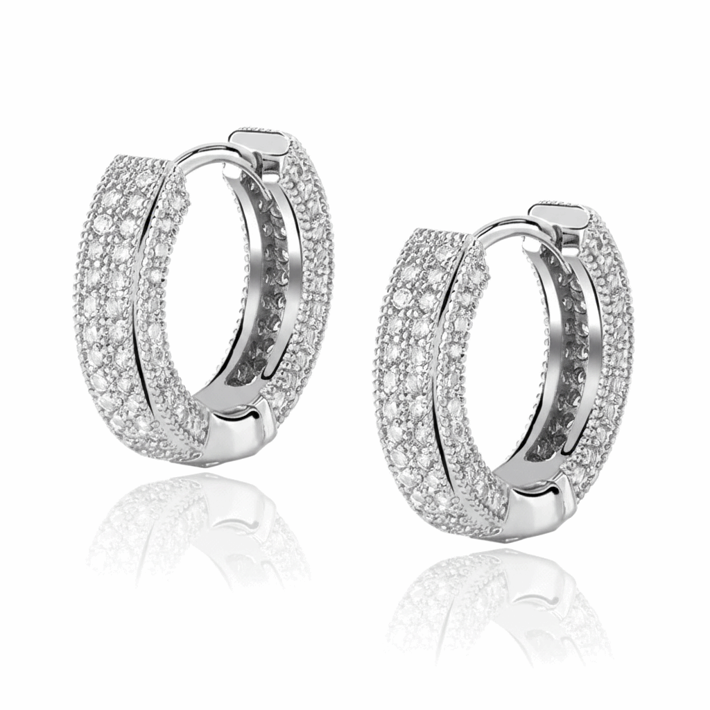 Luminary Hoops - Silver