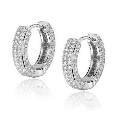 Luminary Hoops - Silver