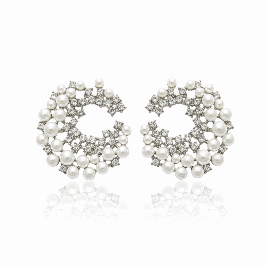 Orielle Celeste Pearl Cluster Earring