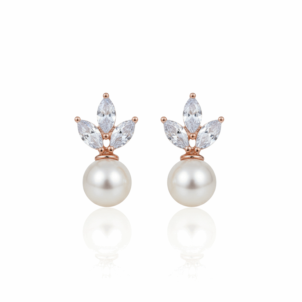 Florence Earrings - Rosé