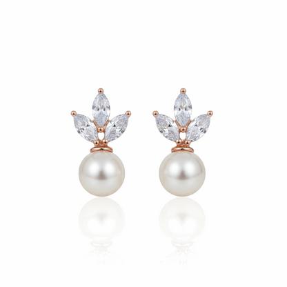 Florence Earrings - Rosé
