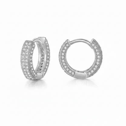 Luminary Hoops - Silver
