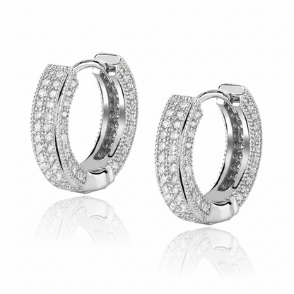 Luminary Hoops - Silver