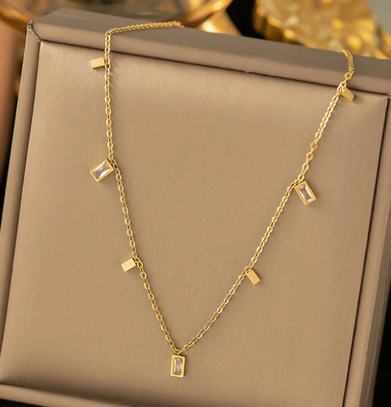 Golden Trail Necklace