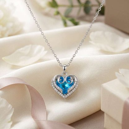 Santorini Heart Necklace